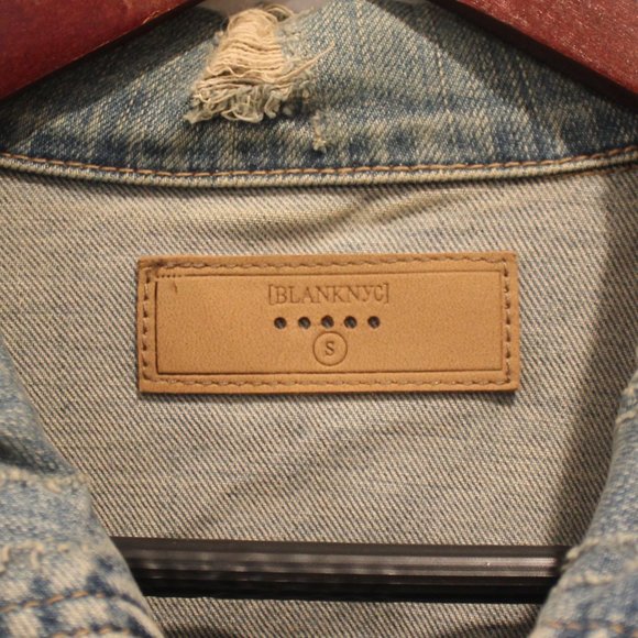 BLANKNYC Jean Jacket With Floral Embroidery - Picture 4 of 5